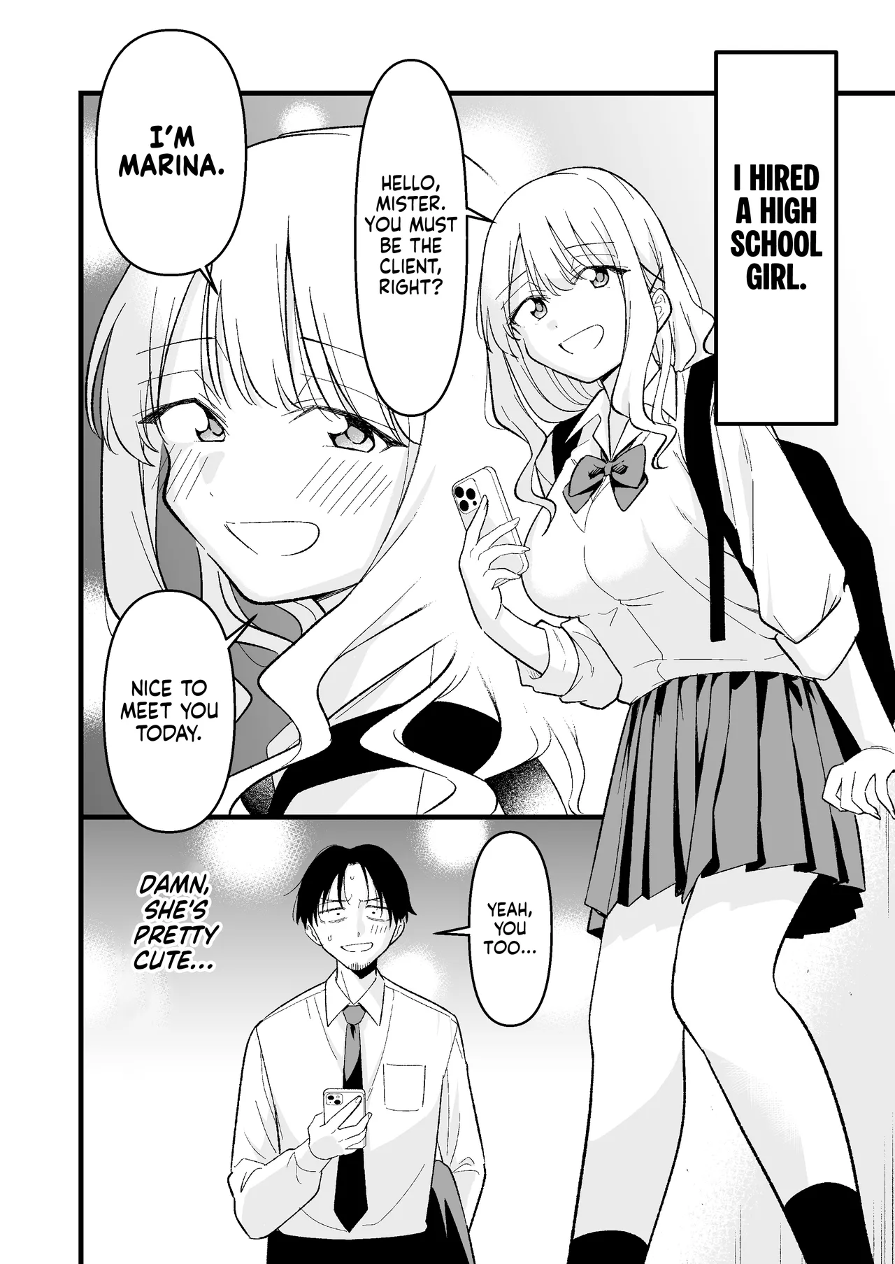 Shinitagari Shachiku datta Ore wa Hikari no Papakatsu Gal ni Ikasareru | I Was a Suicidal Wage Slave Until a Daddy Hunting Gyaru of Light Made Me Cum page 3 full