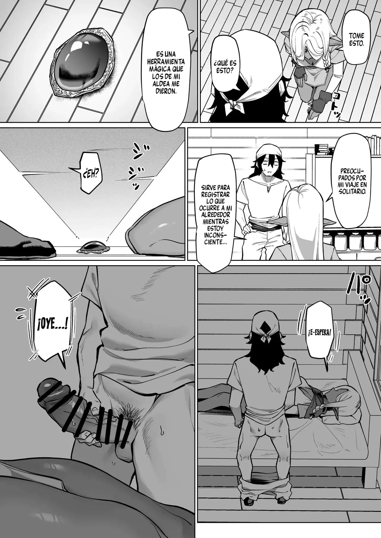 Kasshoku Elf O Tasuketara Ongaeshi Sareta Hanashi | La historia de cómo ayudé a una elfa de piel morena y ella me lo agradeció devolviéndome el favor page 5 full