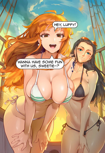 Aksn One Piece Threesome + Boa Hancock cover