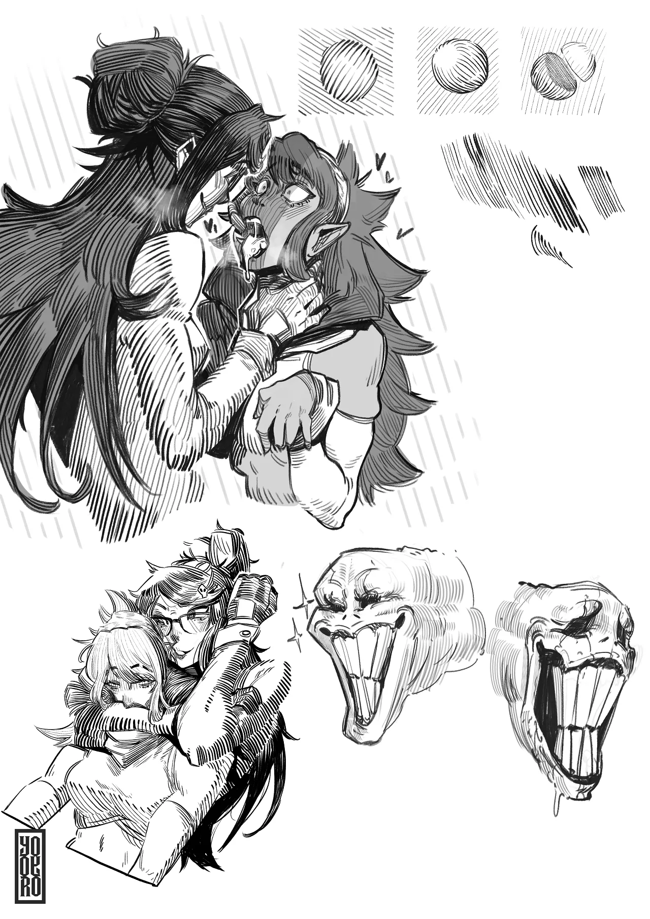 Random Sketches and WIPs page 10 full