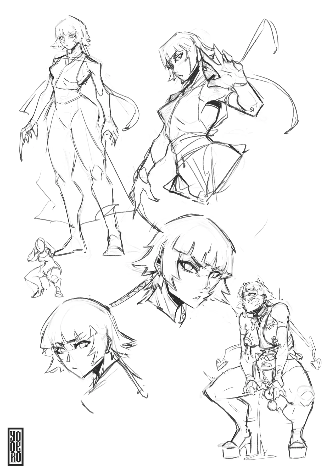 Random Sketches and WIPs page 8 full