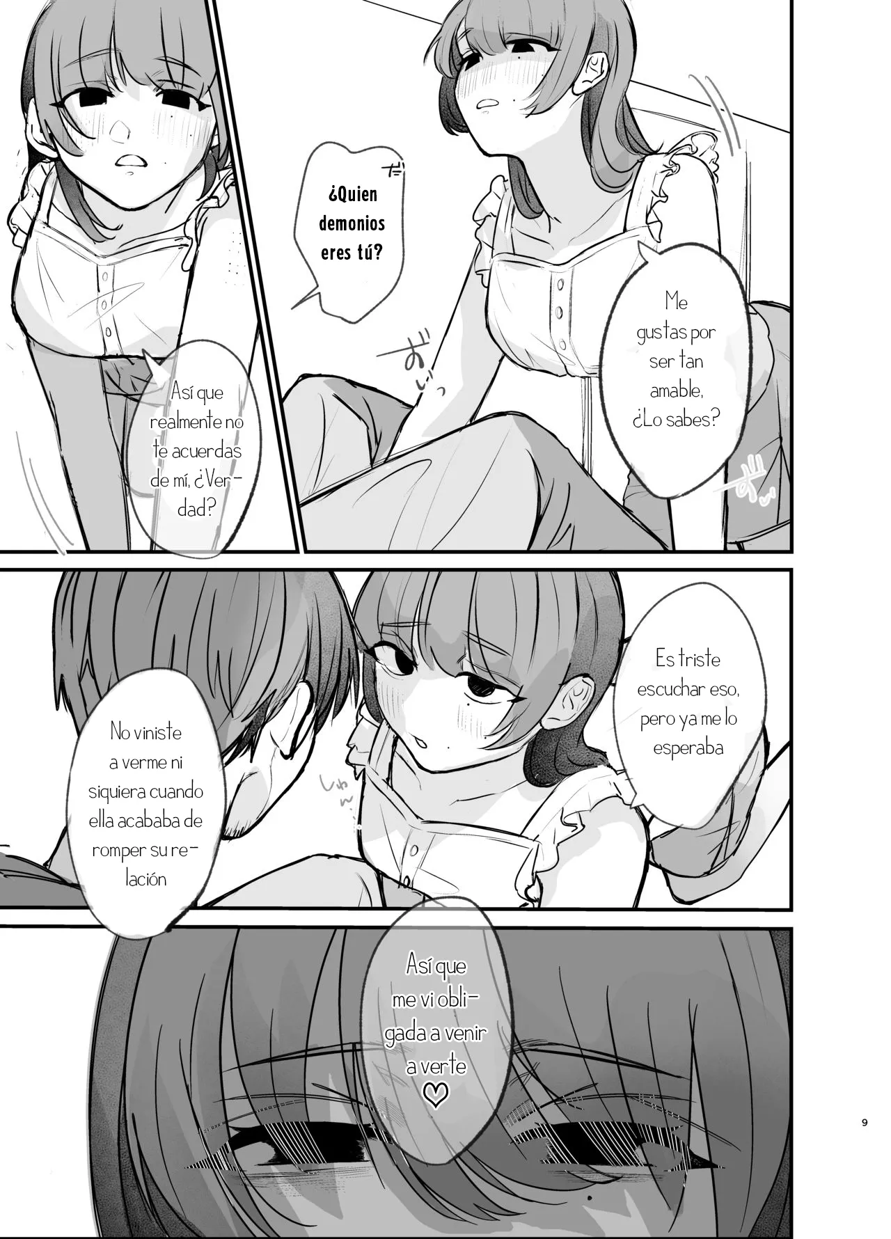 Tonari no Heya ni, Koi to Doku. ーYurufuwa Stalker ni GyaRa sarete Wasurerarenaku Saserareruー｜Amor y Veneno en la Habitación de al Lado. ーCuando un Acosador Tranquilo Da un Giro a la Situación y Te Convierte en Alguien Inolvidableー page 9 full