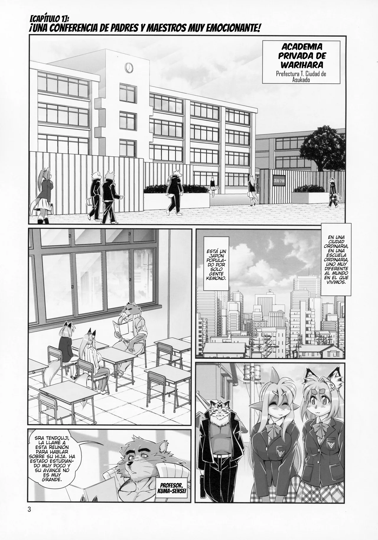 Crónicas del Profesor de la Academia Kemono Kumasen page 2 full
