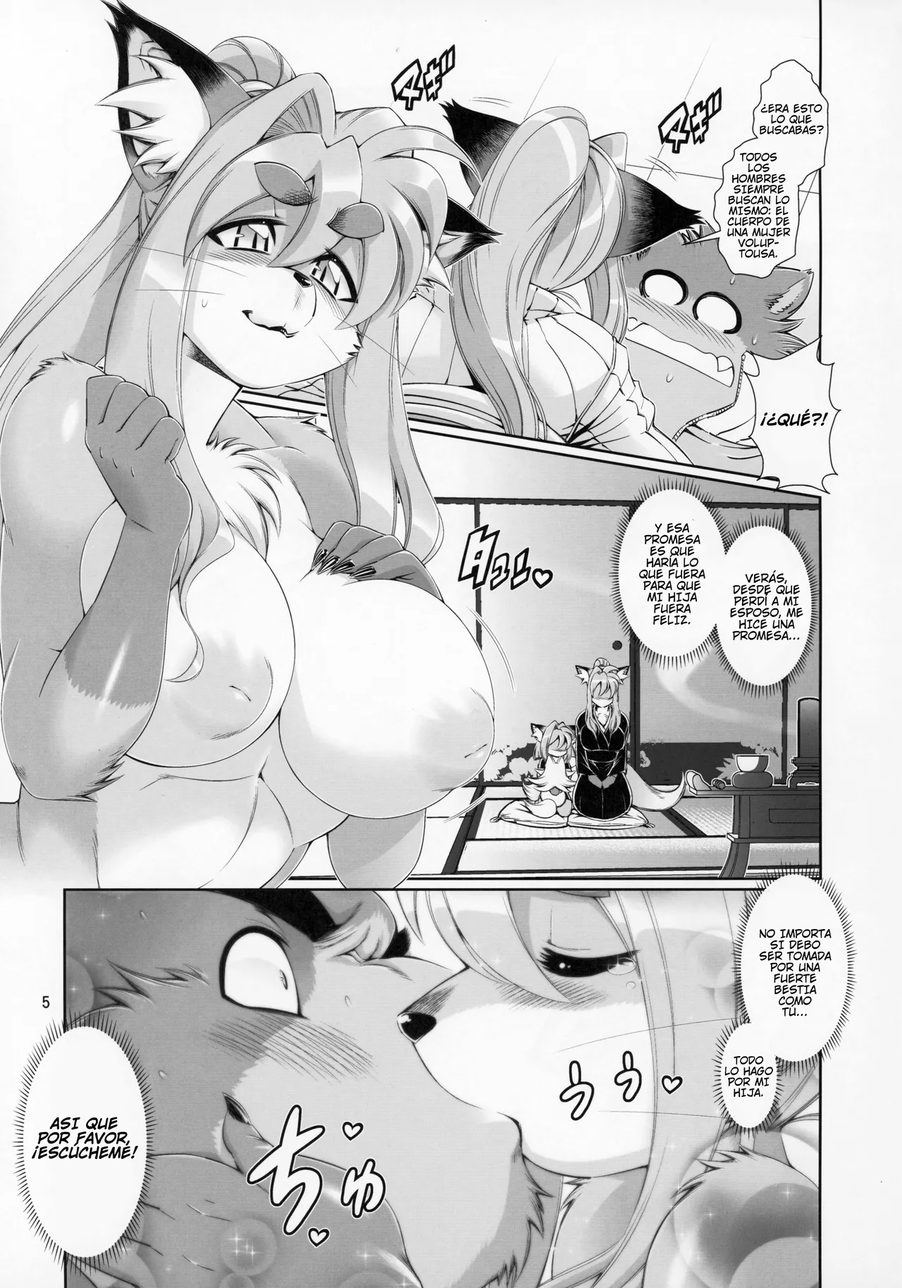 Crónicas del Profesor de la Academia Kemono Kumasen page 4 full