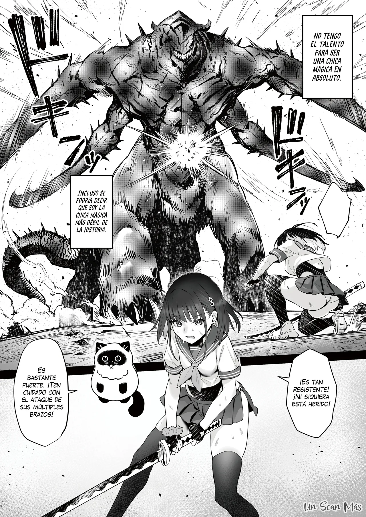 Moto Mahou Shoujo no Shigoto Hanashi Ao｜El Trabajo De La Ex Chica Magica Azul page 5 full