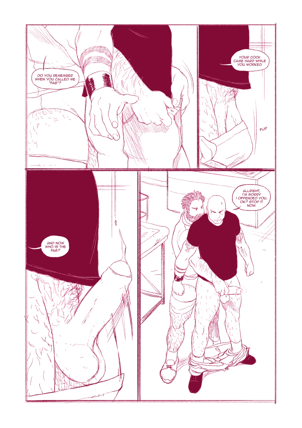 Inking Bruno page 9 full