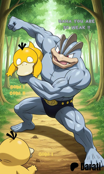 Misty Machamp Duel pokemon by Darati cover