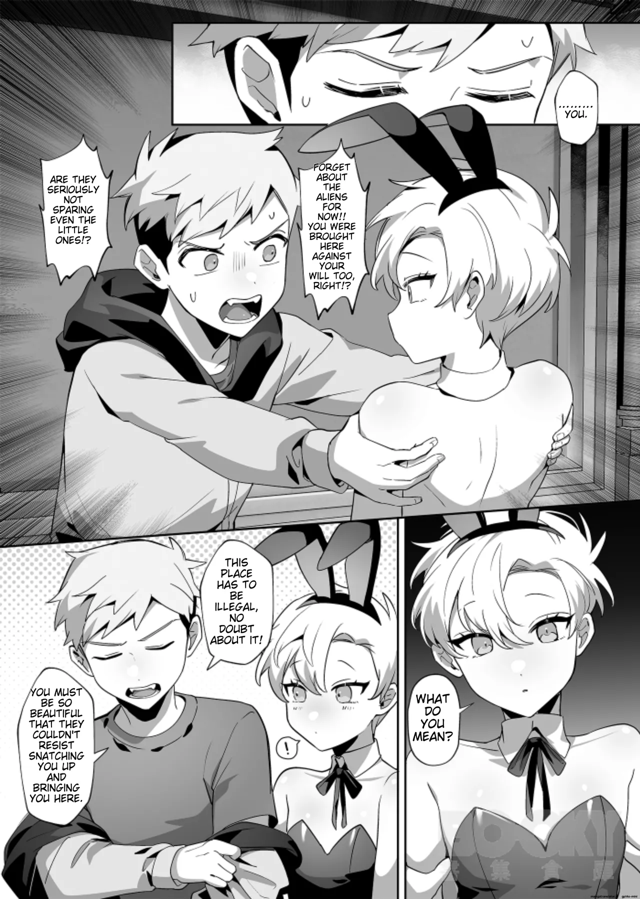 hàixiū de tā yǔ sòng shàngmén de tùzǐ page 9 full