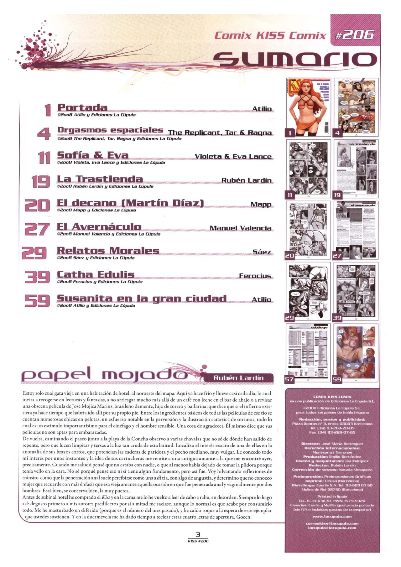 Kiss Comix #206 page 3 full