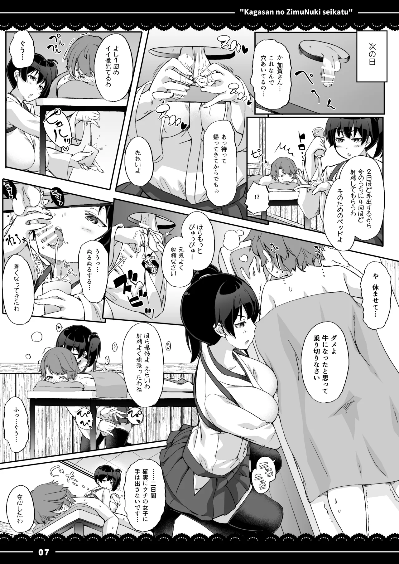 Kaga-san no Jimunuki Seikatsu page 8 full