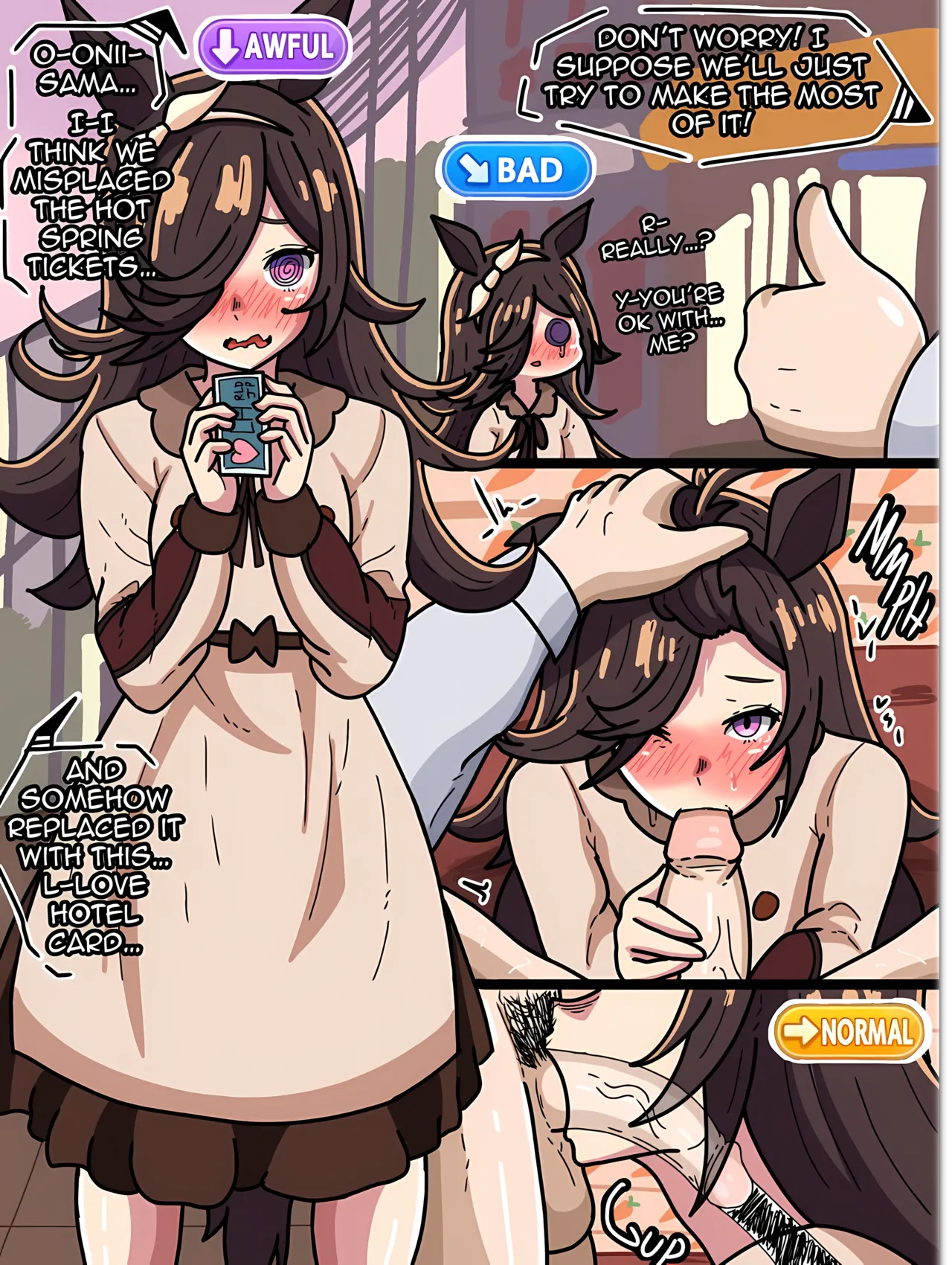 We lost the hotspring ticket though page 2 full