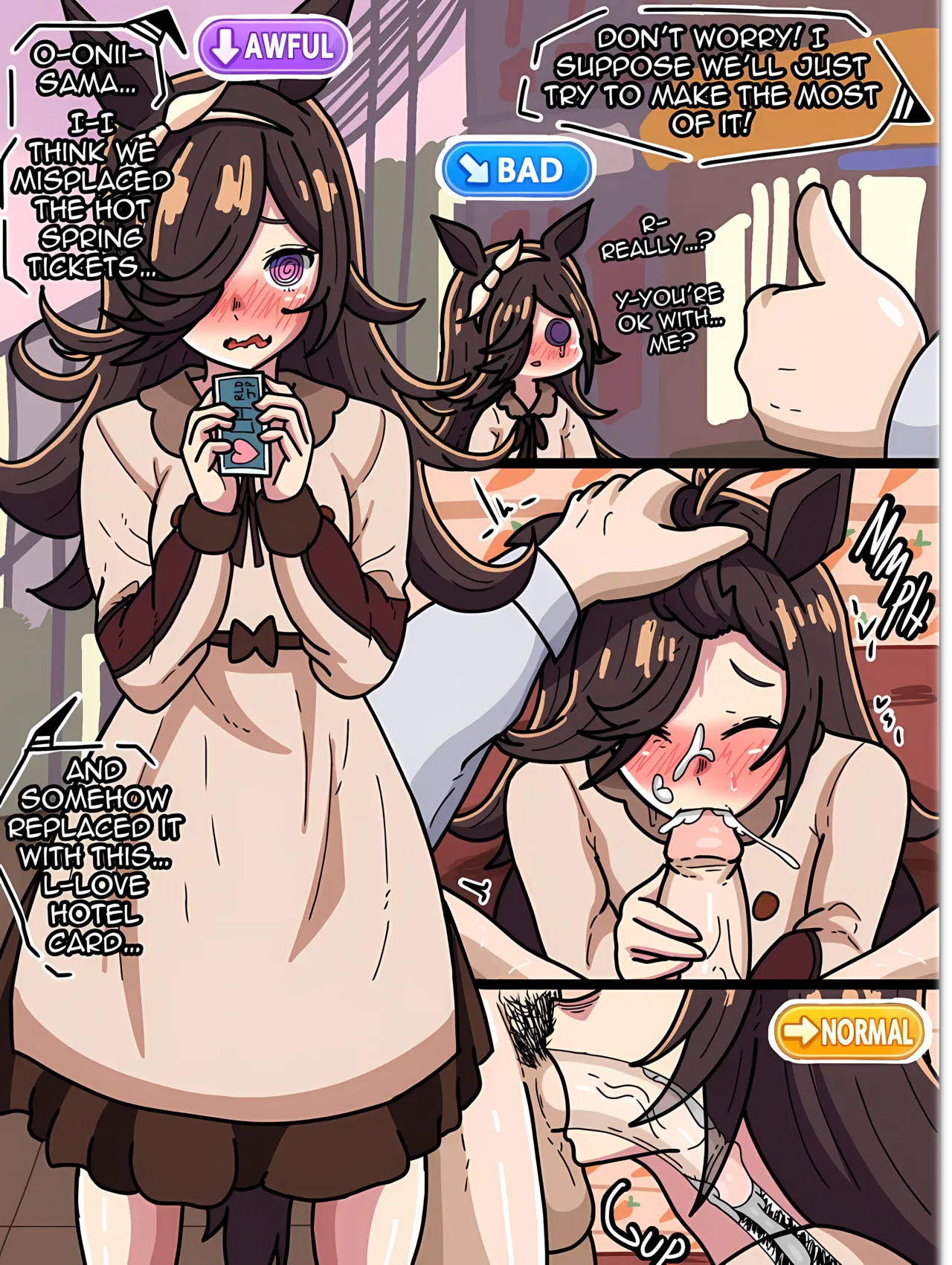 We lost the hotspring ticket though page 3 full