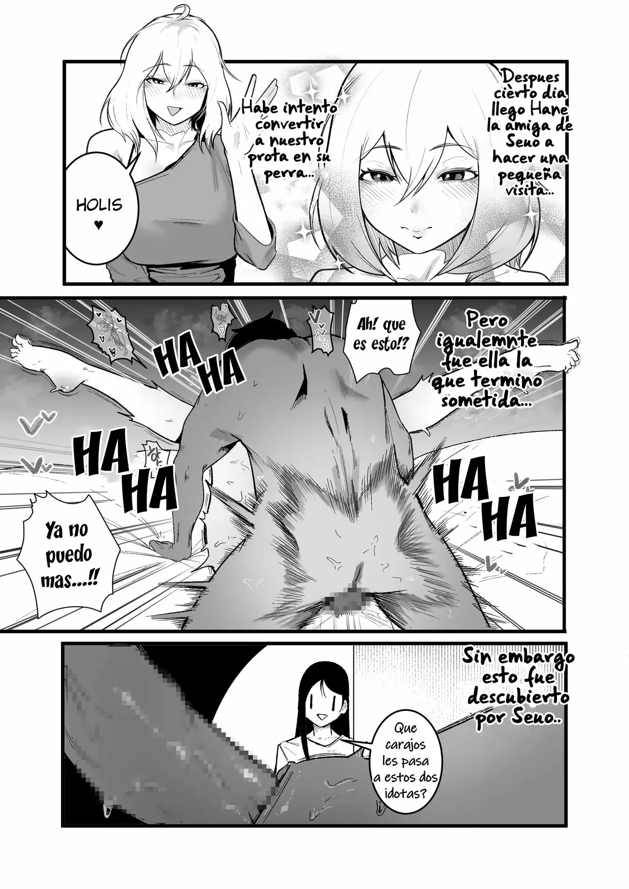 Yancha Musume Nihiki to Dousei Seikatsu｜Viviendo con Dos Bullys Tetonas page 3 full