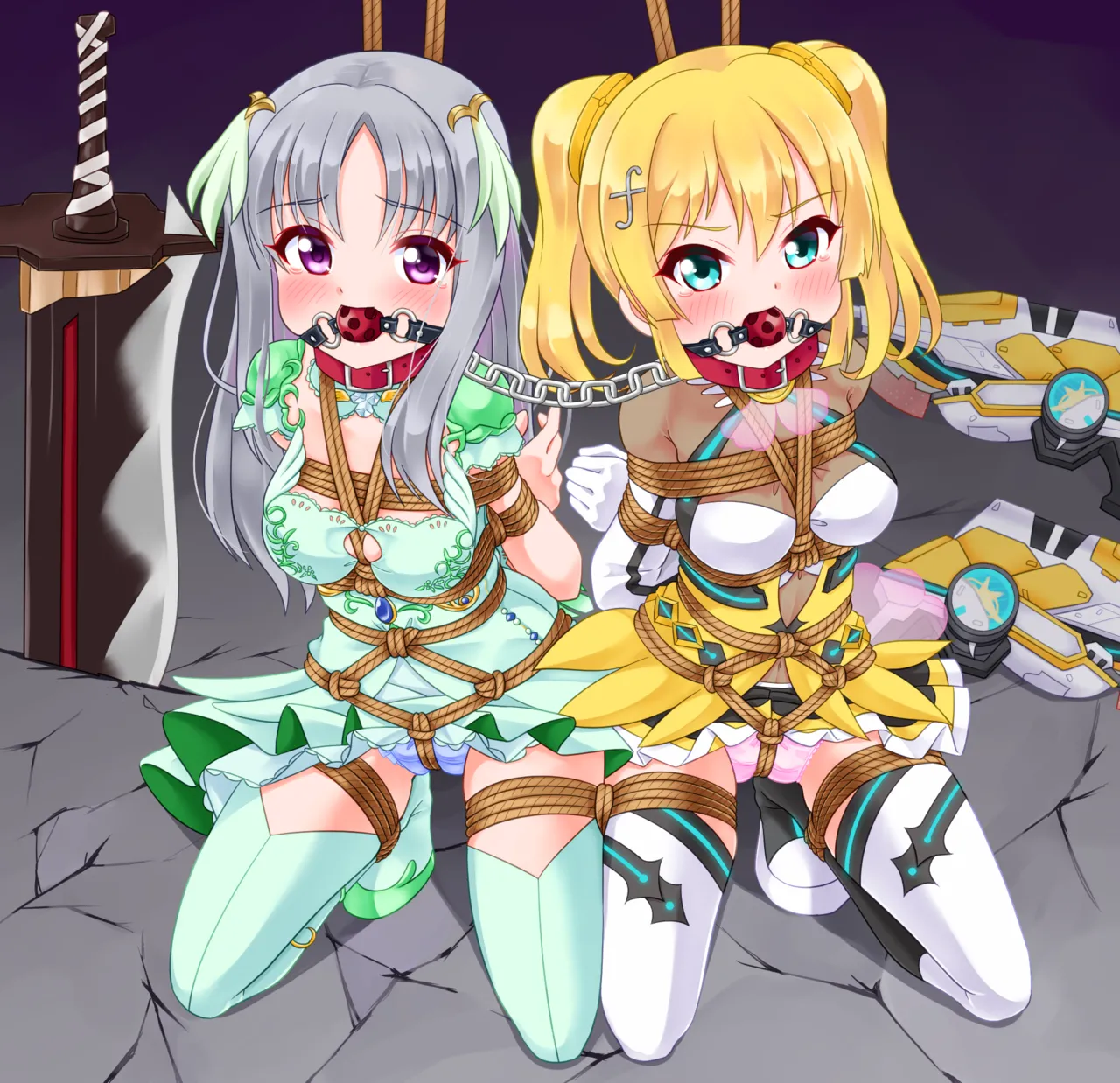 Chakui Kinbaku CG-shuu Nawa no Kanata 2021A page 9 full