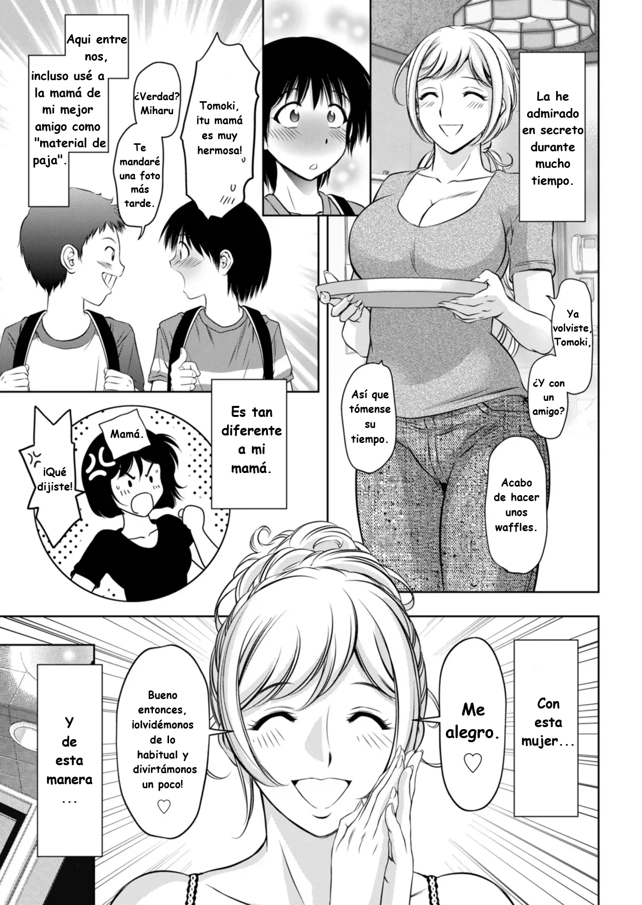 Jukujo Fuuzoku ni Ittara Shinyuu no Hahaoya ga Detekita Kudan ｜Cuando fui a un prostíbulo de mujeres maduras, apareció la mamá de mi mejor amigo. page 3 full