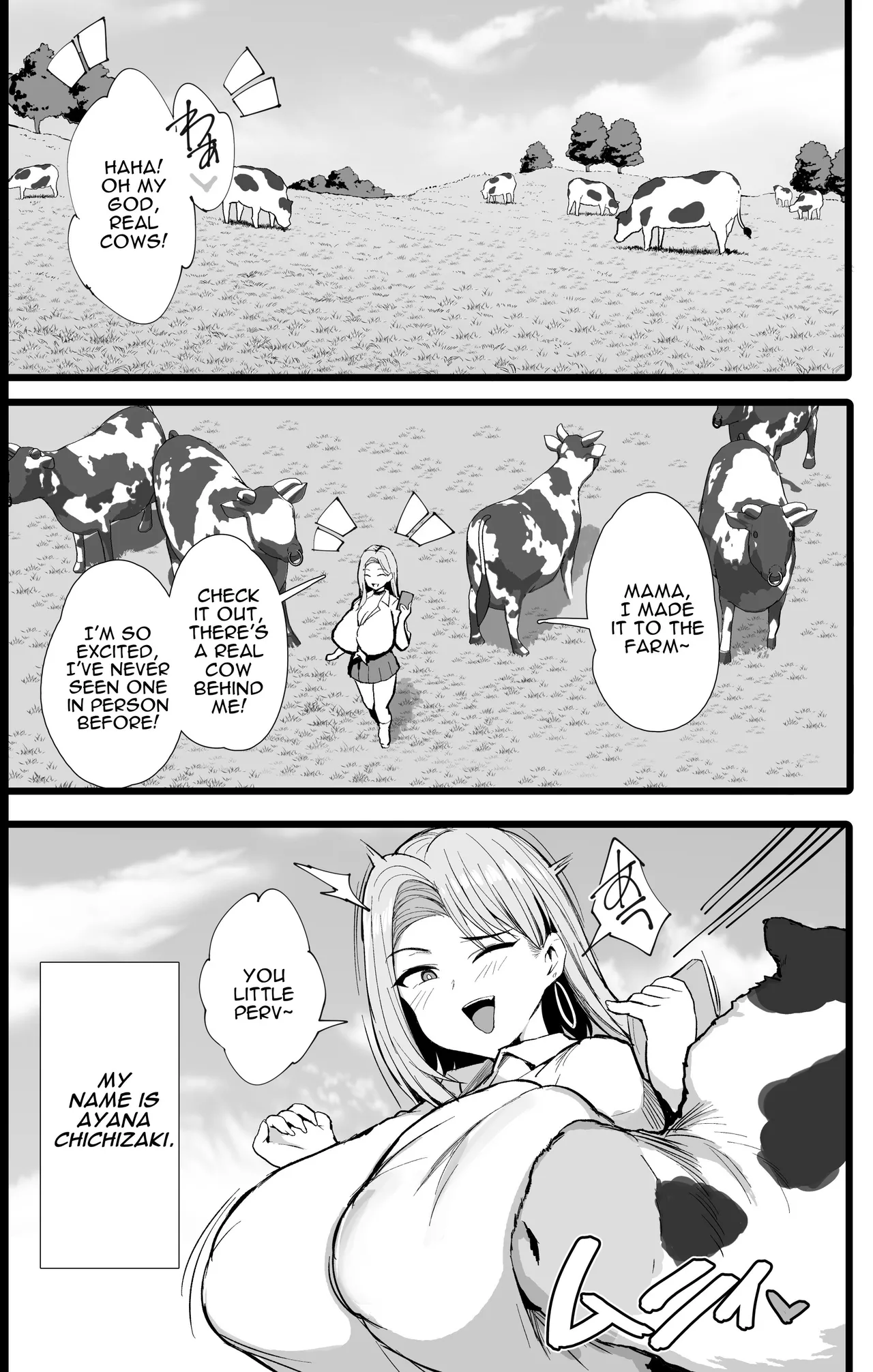 Hajimete no Tanetsuke Sakunyuu Taiken | First Mating 'n Milking Experience page 3 full