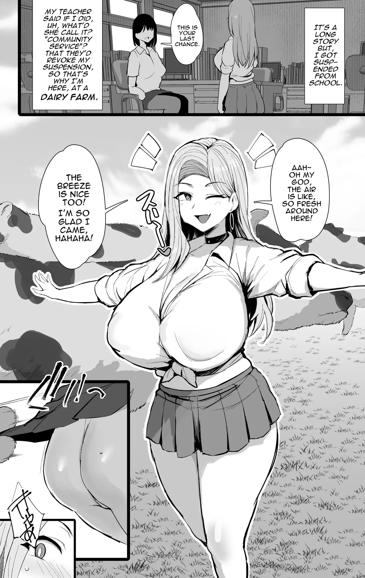 Hajimete no Tanetsuke Sakunyuu Taiken | First Mating 'n Milking Experience page 4 full
