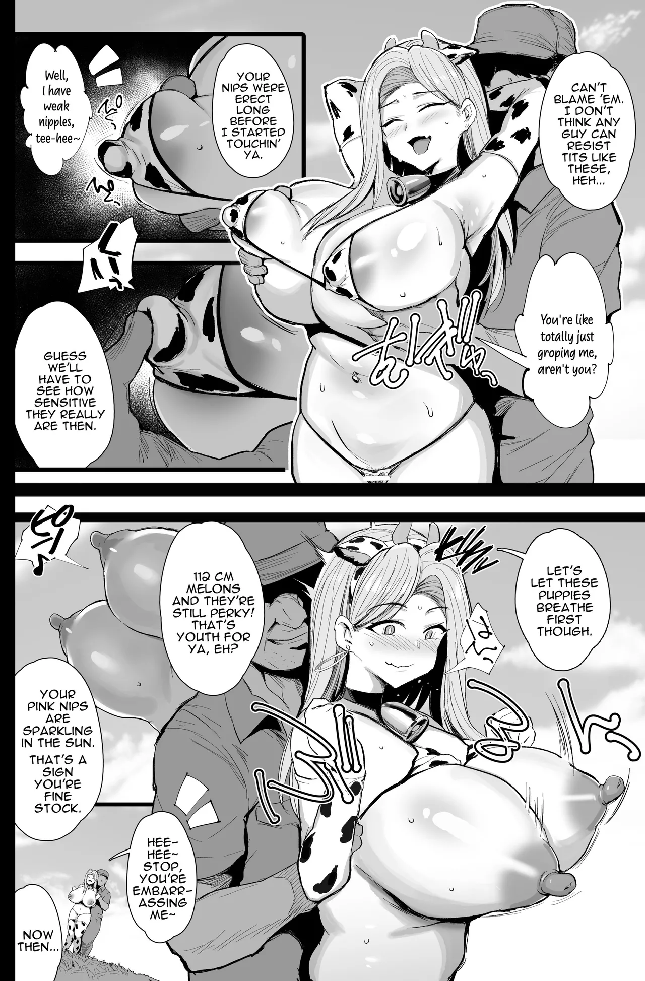 Hajimete no Tanetsuke Sakunyuu Taiken | First Mating 'n Milking Experience page 9 full