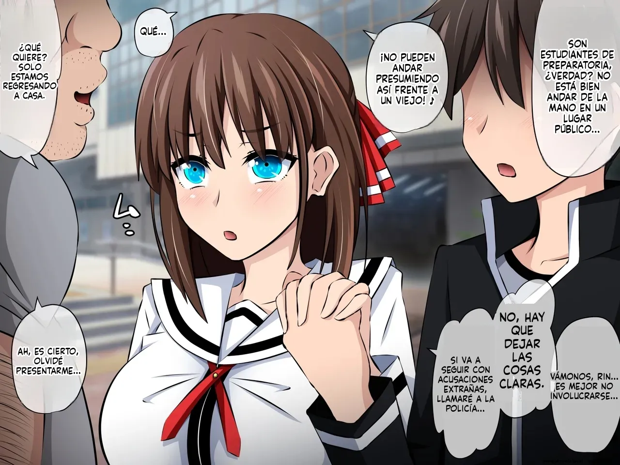 Boku to Kanojo no Netorare Kousai Kyouiku Zenpen ~Taisetsu na Kanojo ga Saimin Oji-san ni Ubawareru  MTL page 6 full