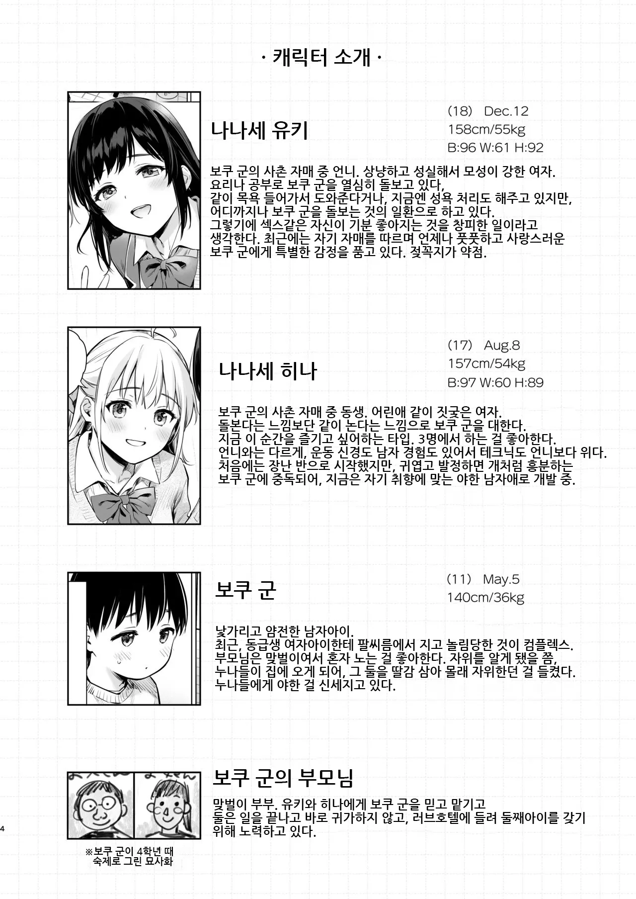 Naisho no Seifuku ~Tsugaku-chuu ya Jugyo-chuu no Muramura o Shinsa suru Bijin JK Shimai to no H de Reflash Shimasu~｜비밀의 첫경험 ~통학 중이나 수업 중에 꼴림을 친척 미인 JK 자매와 H로 리후레쉬 합니다~ page 4 full
