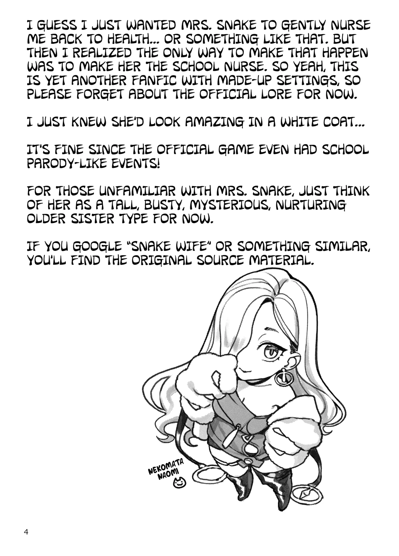 Hokenshitsu no Omi-san | Mrs. Snake at the nurse office page 3 full