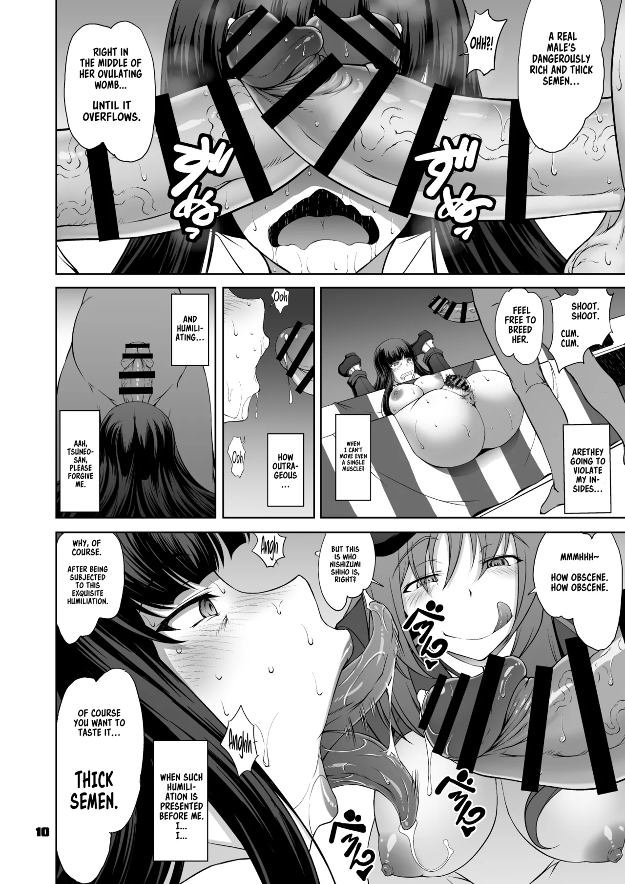 Iemoto no Geneki Fukki Kanzen Fukujuu Dosukebe Ura Senshadou Ni  | The Head's Return To Active Duty: The Complete Submission Ultra-Lewd Sensha-Do page 10 full