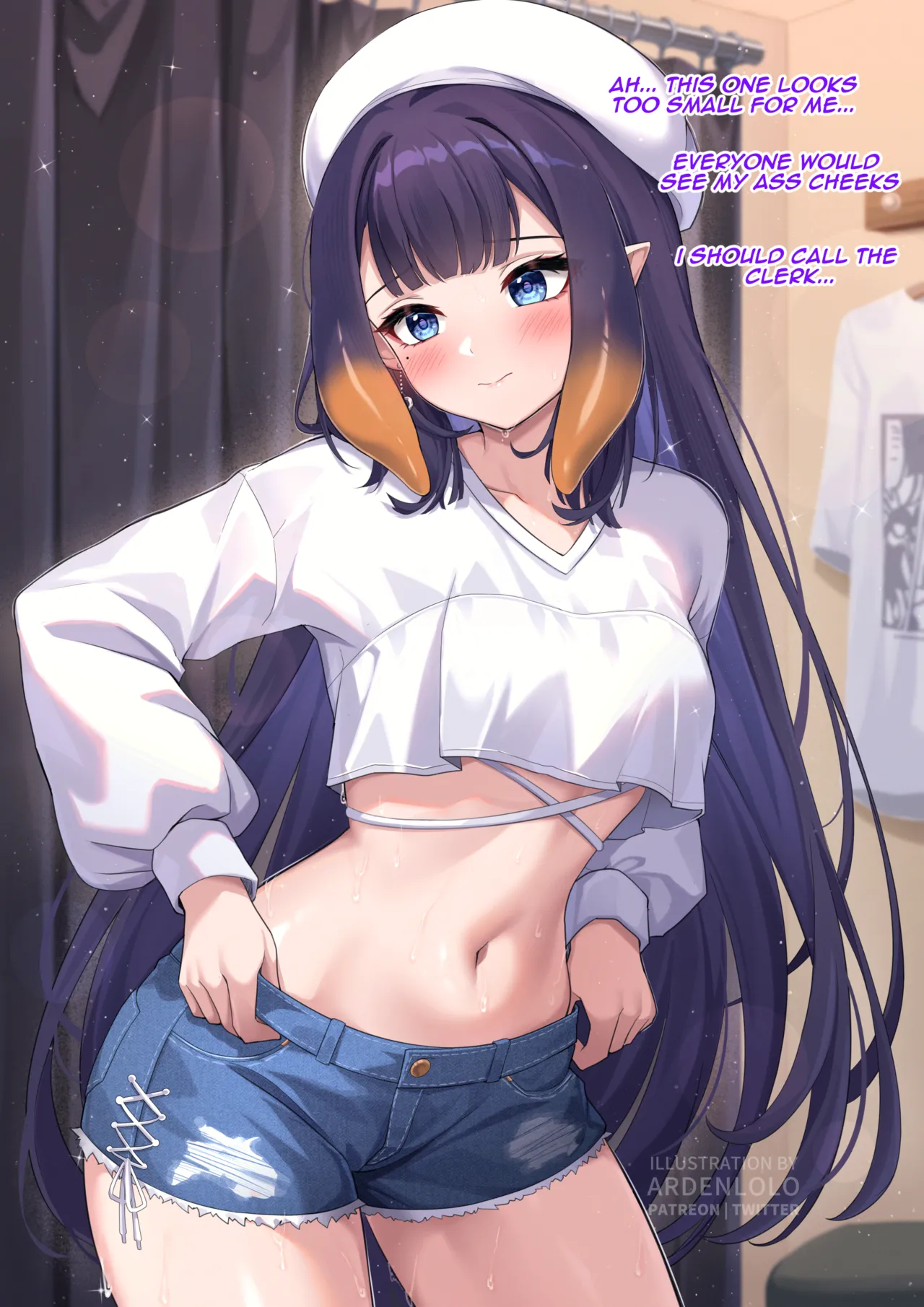 Ina in the Fitting Room page 2 full