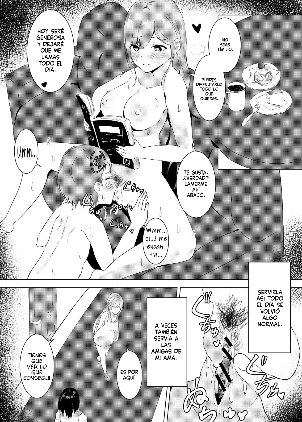 Kyou mo Manko ni Gohoushi Shiro｜Mi Querido Esclavo, Sírveme Lamiendo mi Coño page 8 full