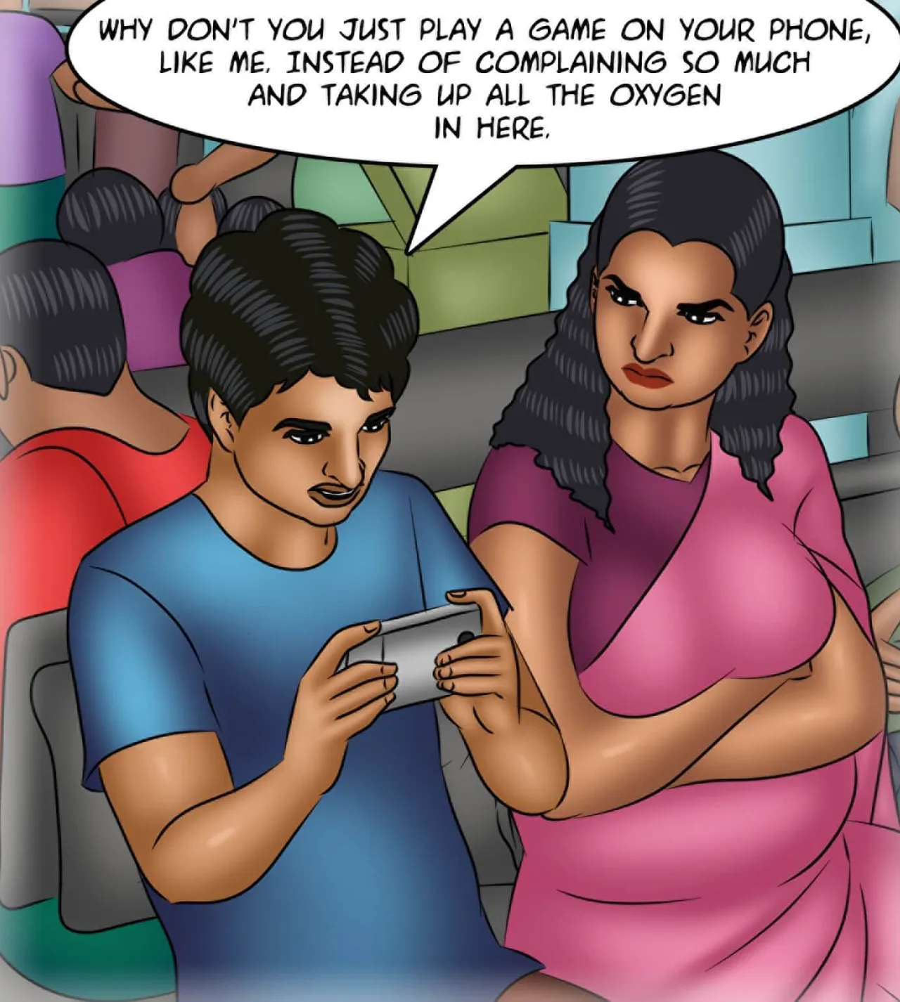 Savita Bhabhi Episode 116 Night Train page 3 full