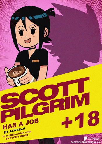 Scott pilgrim tiene Trabajo cover