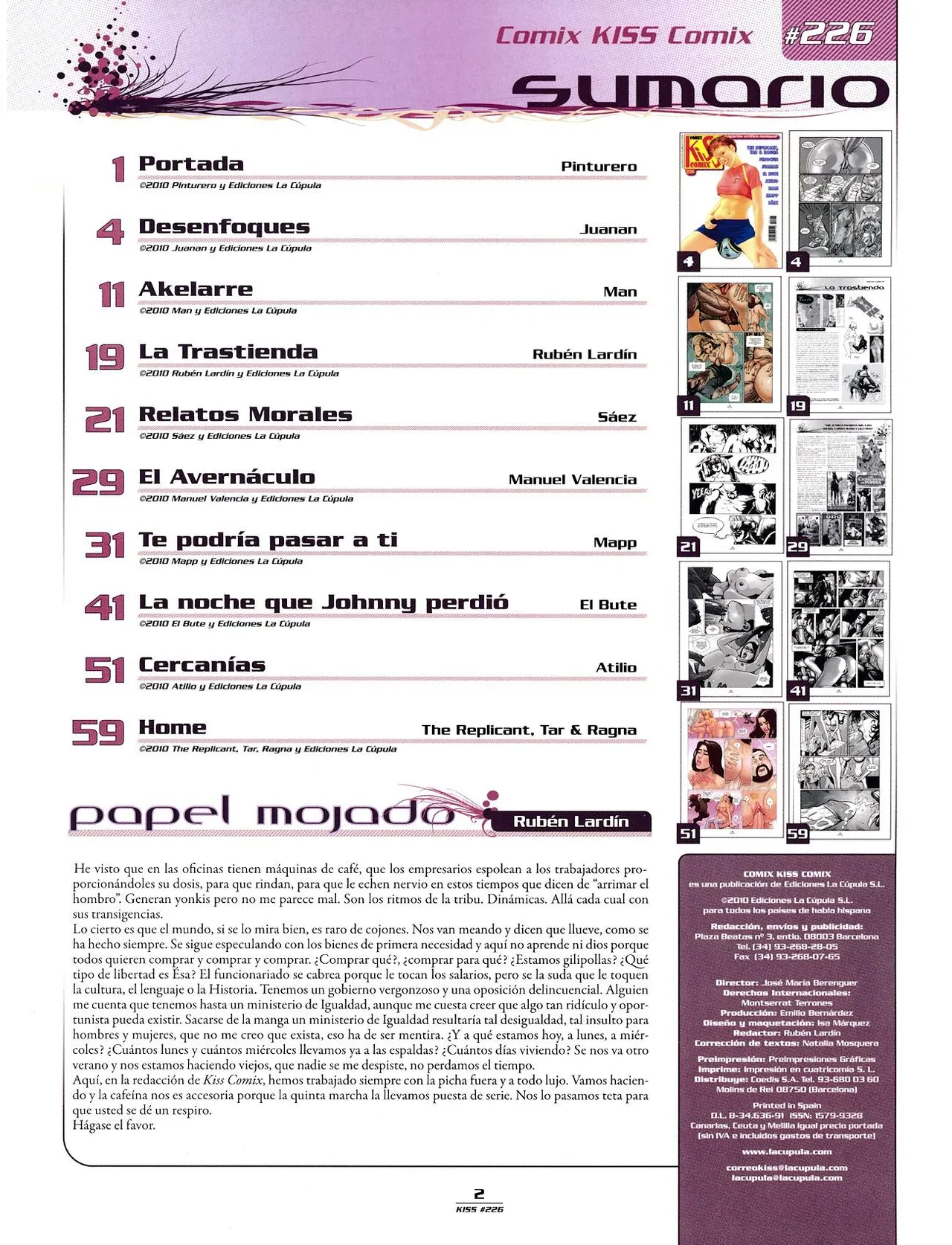 Kiss Comix #226 page 2 full