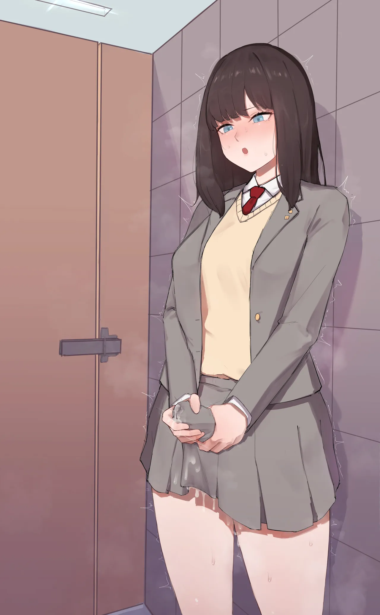 スカート越しオナニーふたなりちゃん page 10 full