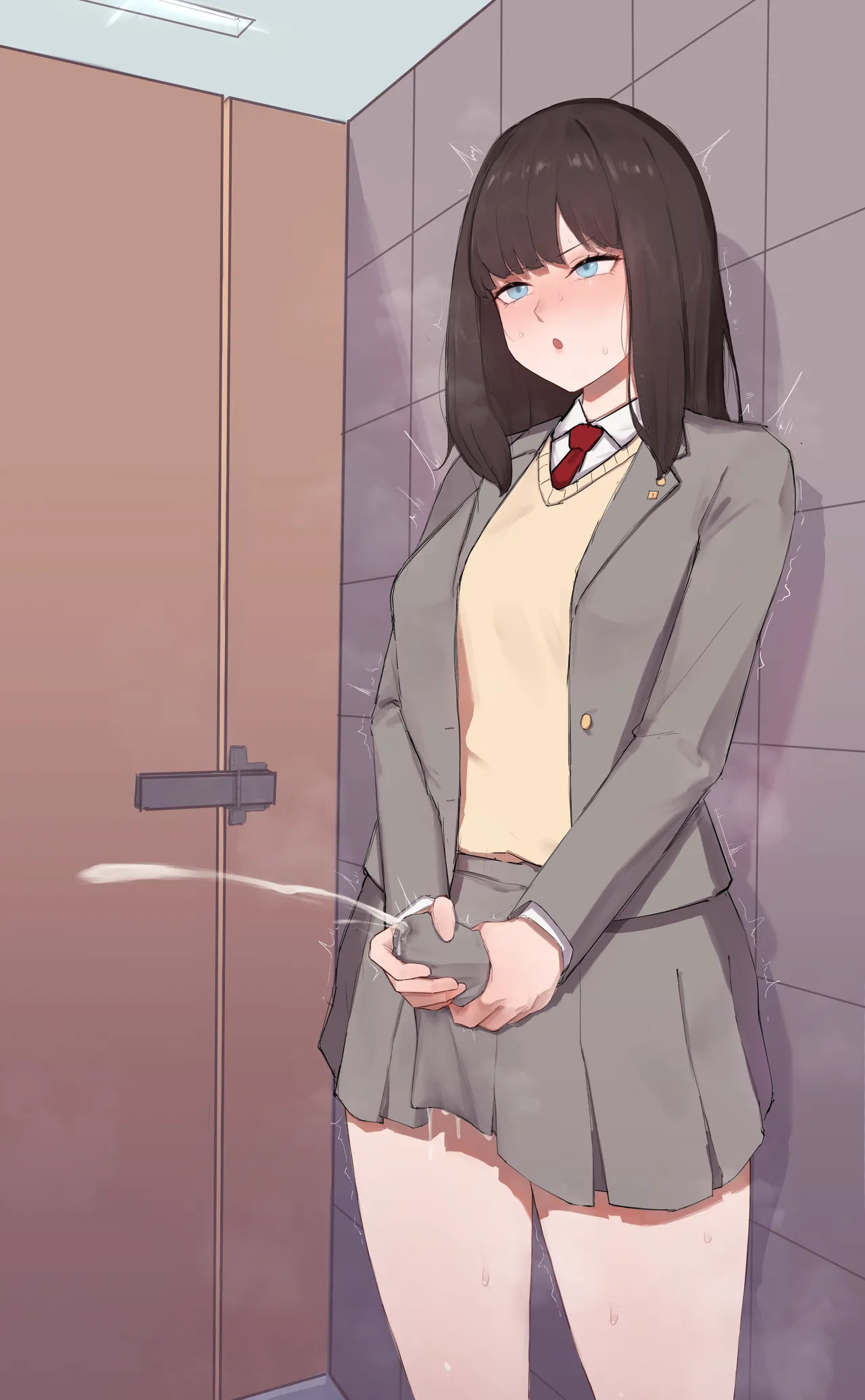 スカート越しオナニーふたなりちゃん page 9 full