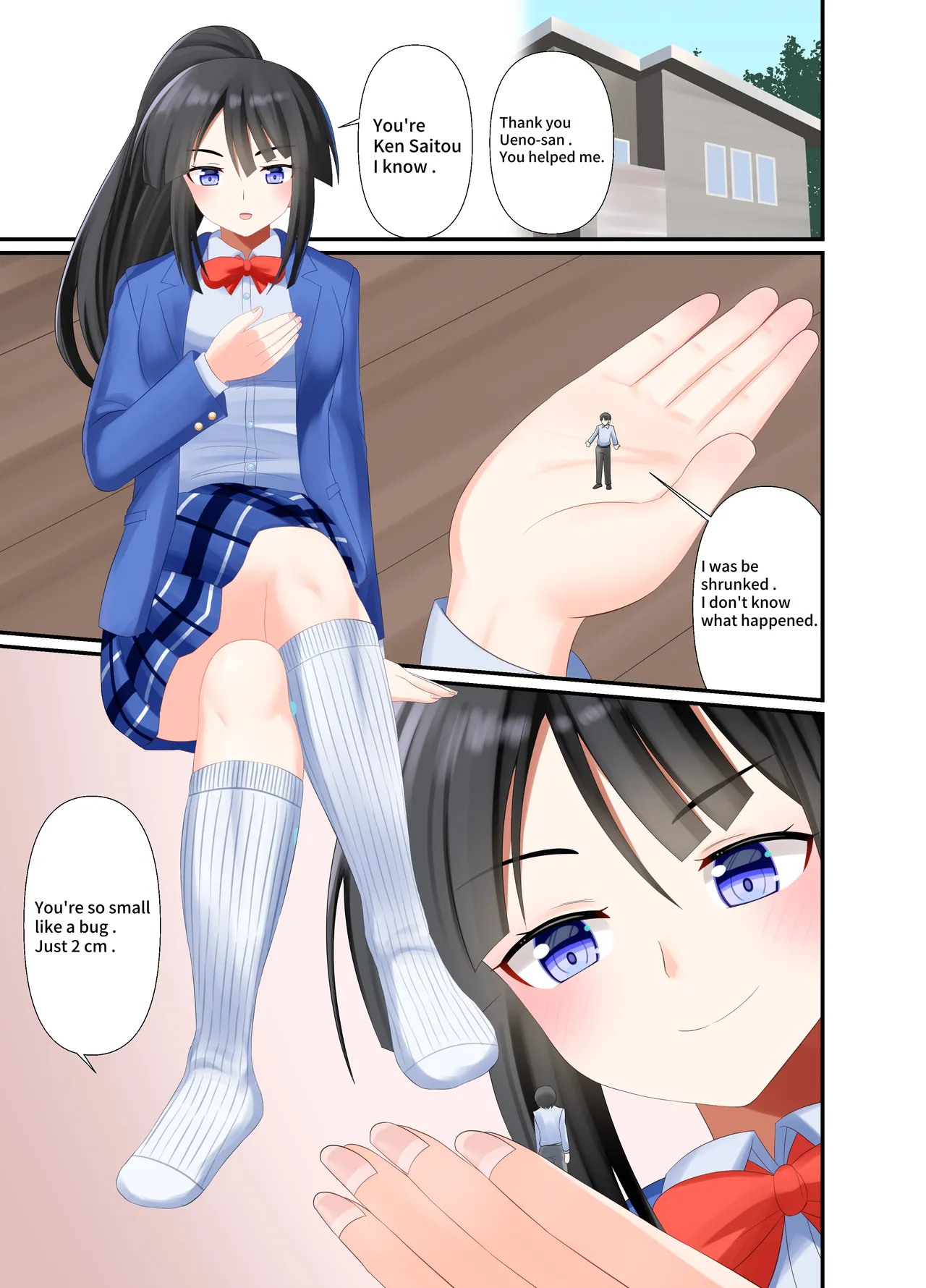 Crushed under white knee-highs page 1 full