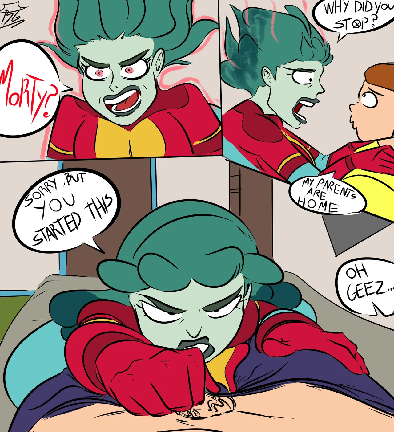 Planetina x Morty page 5 full