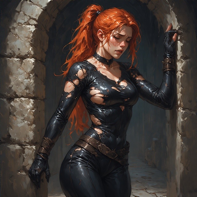 red heroine trapped in a trap filled castle page 4 full