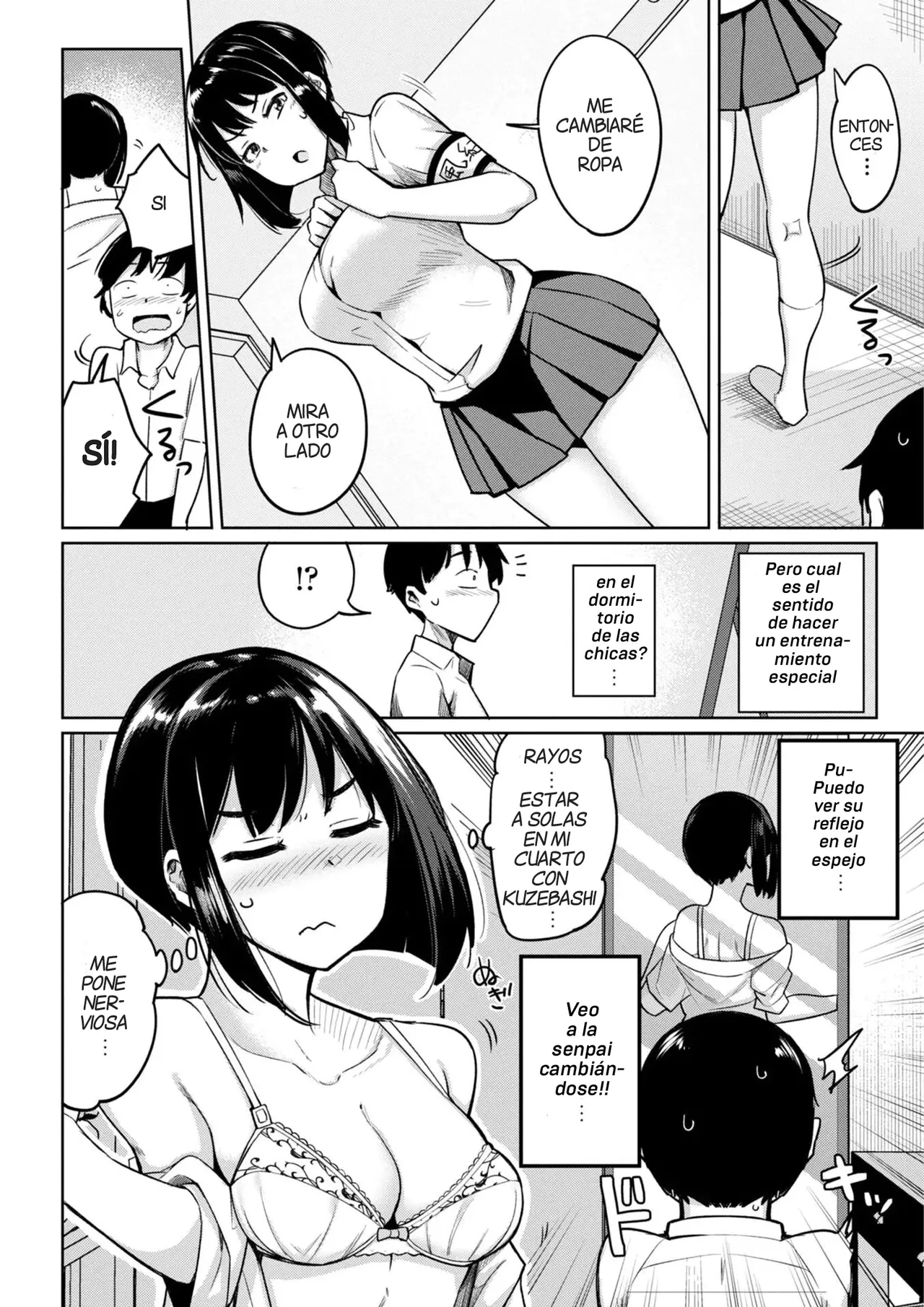 Kouhai Amayakashi Harem in Fuuki Iinkai Ch. 4 | Un Kouhai mimado por un Haren en el Comite de la Moral Publica page 4 full