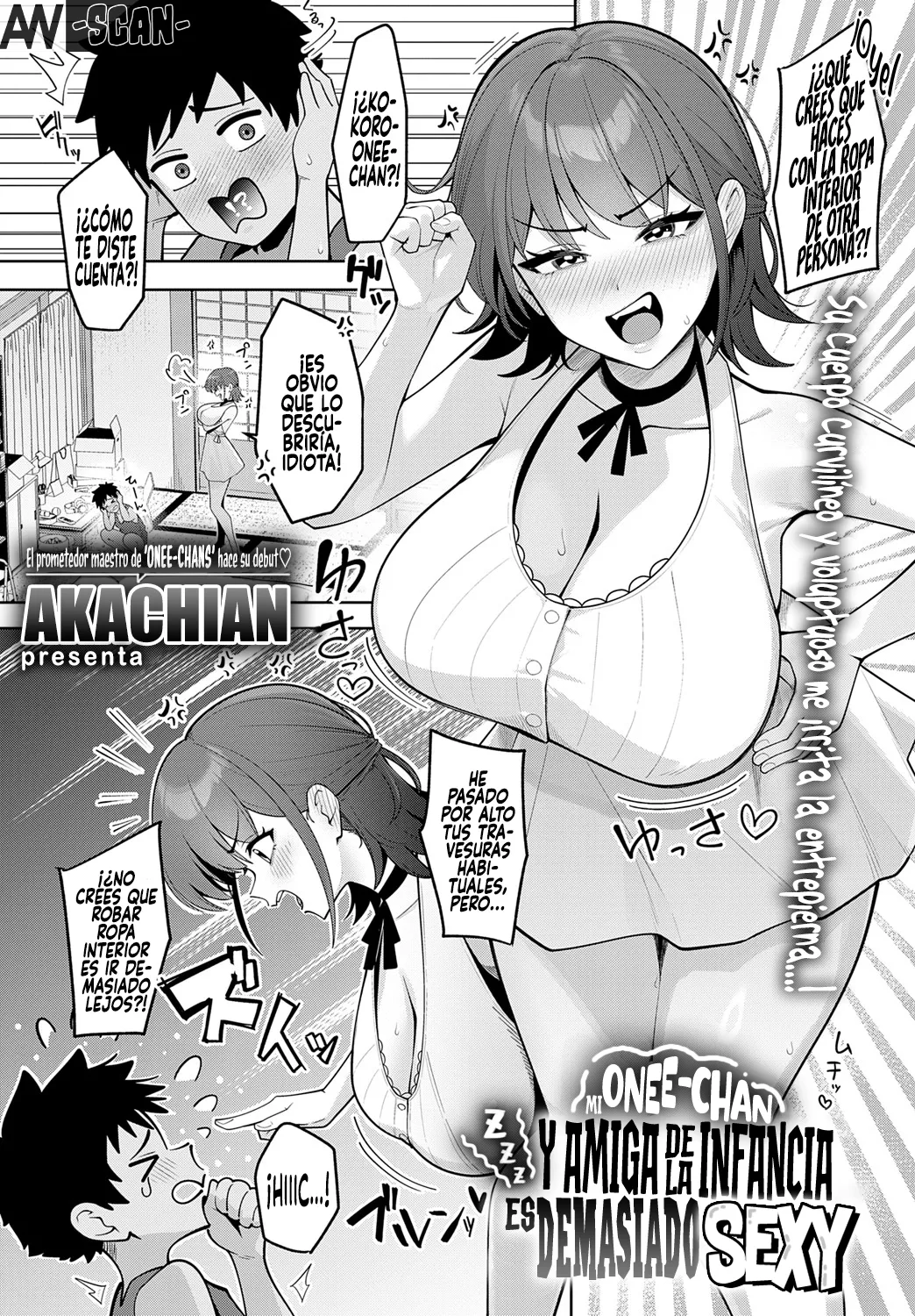 Osananajimi no Onee-chan ga Ero sugite｜Mi Onee-chan y Amiga de la Infancia es Demasiado Sexy page 3 full
