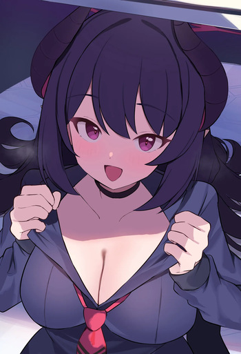Chiaki: ‘Please let it out ♡’ — 10 variation images, plus 1 rough line-art for the next illustration, etc. cover