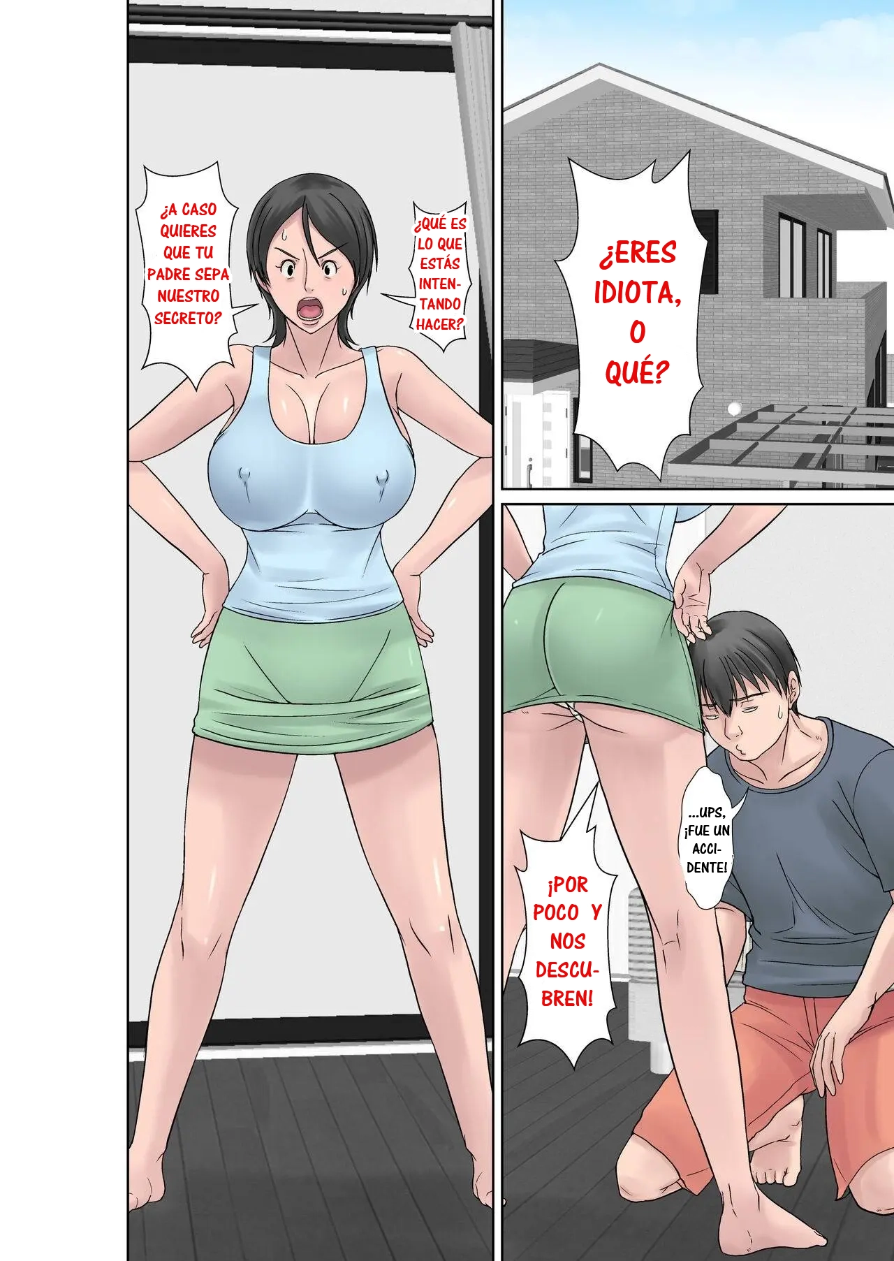 Kora! Anta Hahaoya o Kudoite Nani Shiyoutte Iu no! 〜Katsuo Hitorigurashi Hen〜 Sono 4｜¡Oye! ¿Qué Pretendes Seduciendo a Tu Madre？~La Vida en Solitario de Katsuo~ 4 page 2 full