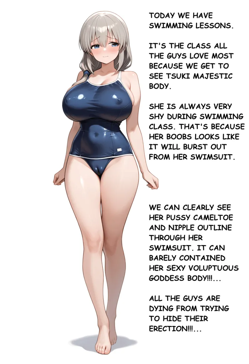 Tsuki Uzaki Highschool Days page 3 full