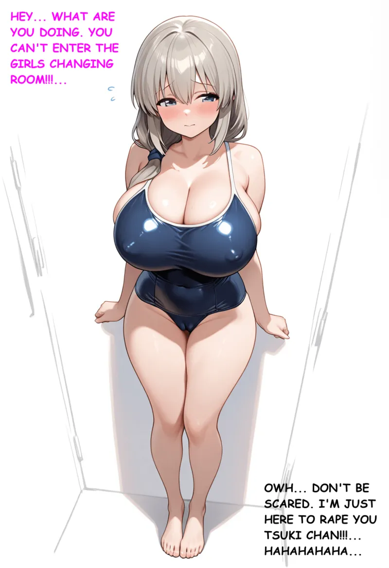 Tsuki Uzaki Highschool Days page 6 full