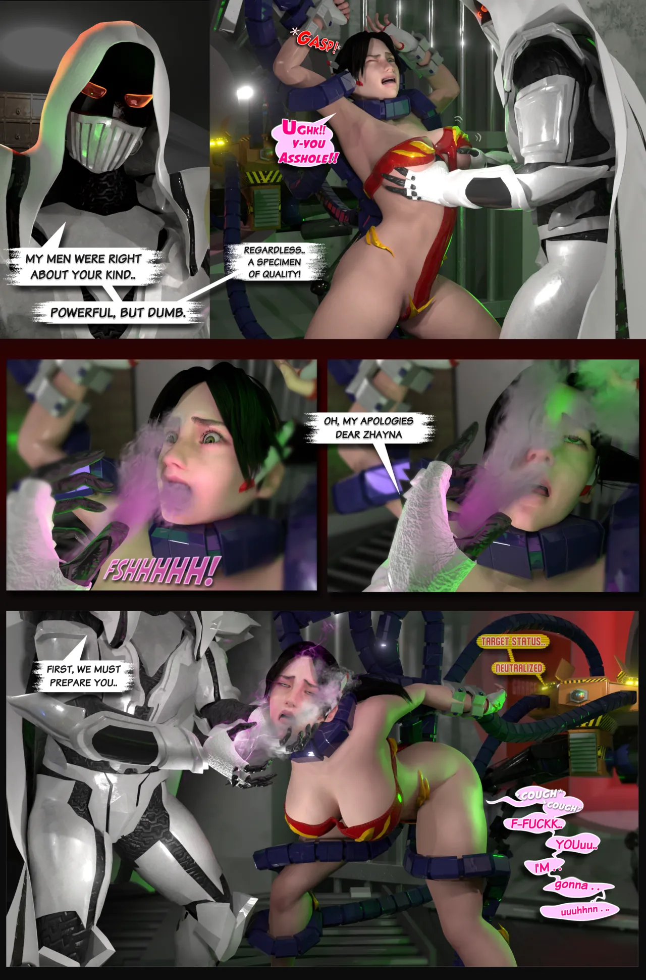 Zhayna  Vs. The Baron Blackholme page 6 full