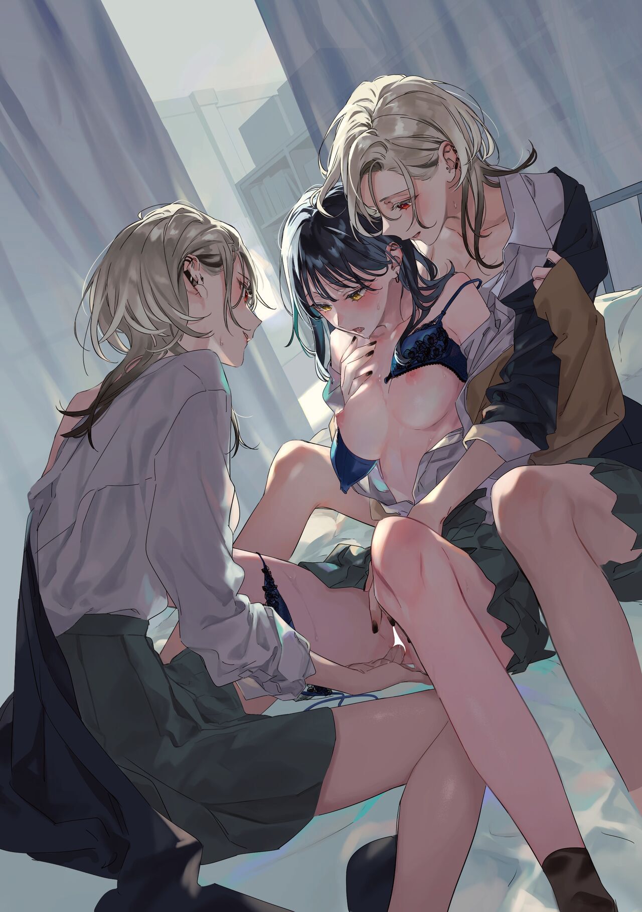 3P Yuri Ecchi Anthology | 3P 백합 엣찌 앤솔로지 page 2 full