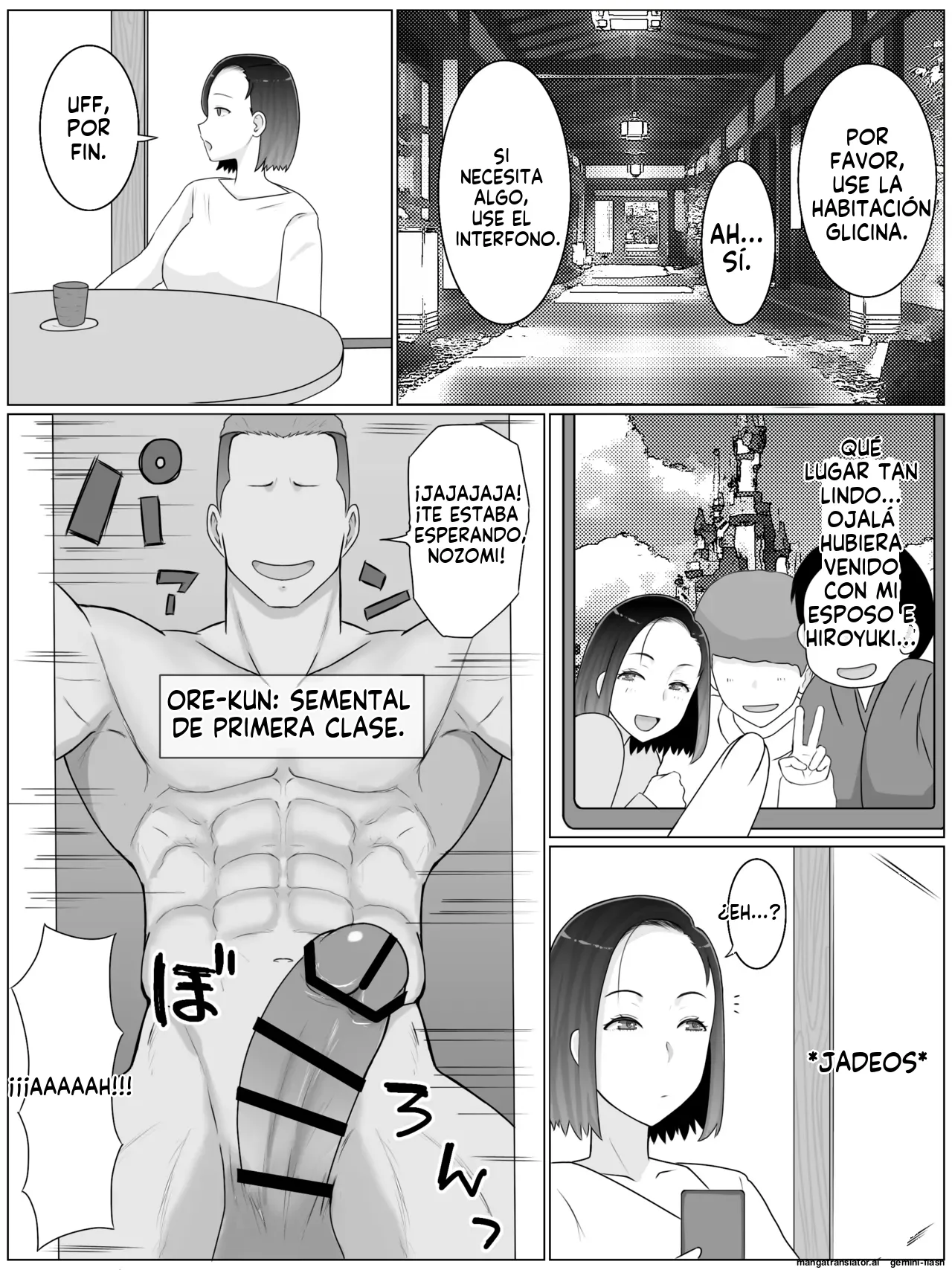 Hanshoku Haha 4 Musuko no Doukyuusei to Ero Onsen de Kozukuri Shimasu  MTL page 7 full