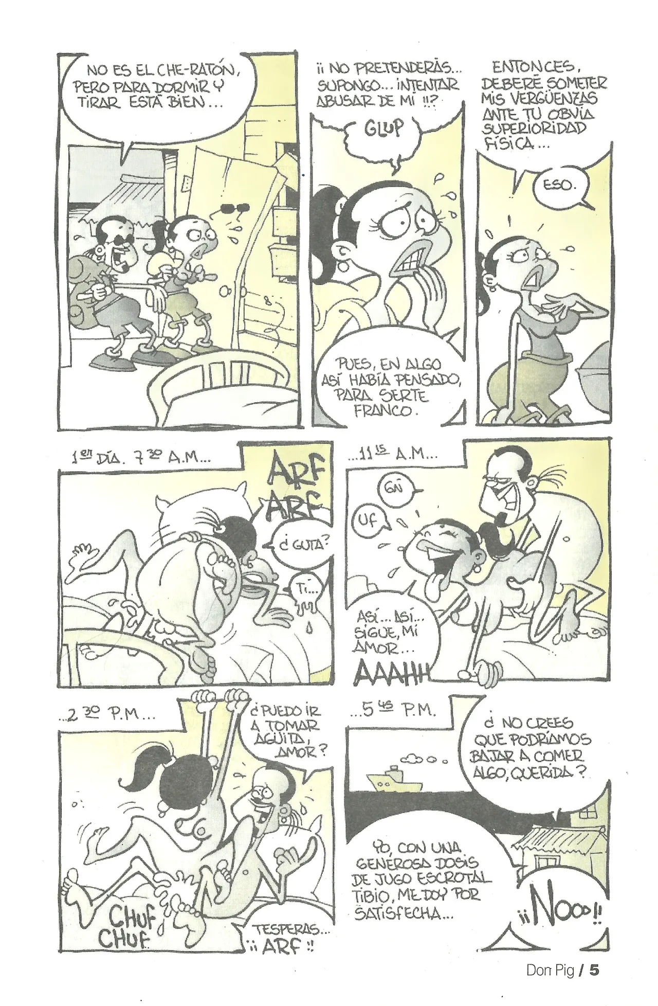 DON PIG COMIX  - 24 suplemento de la Revista 100% page 5 full