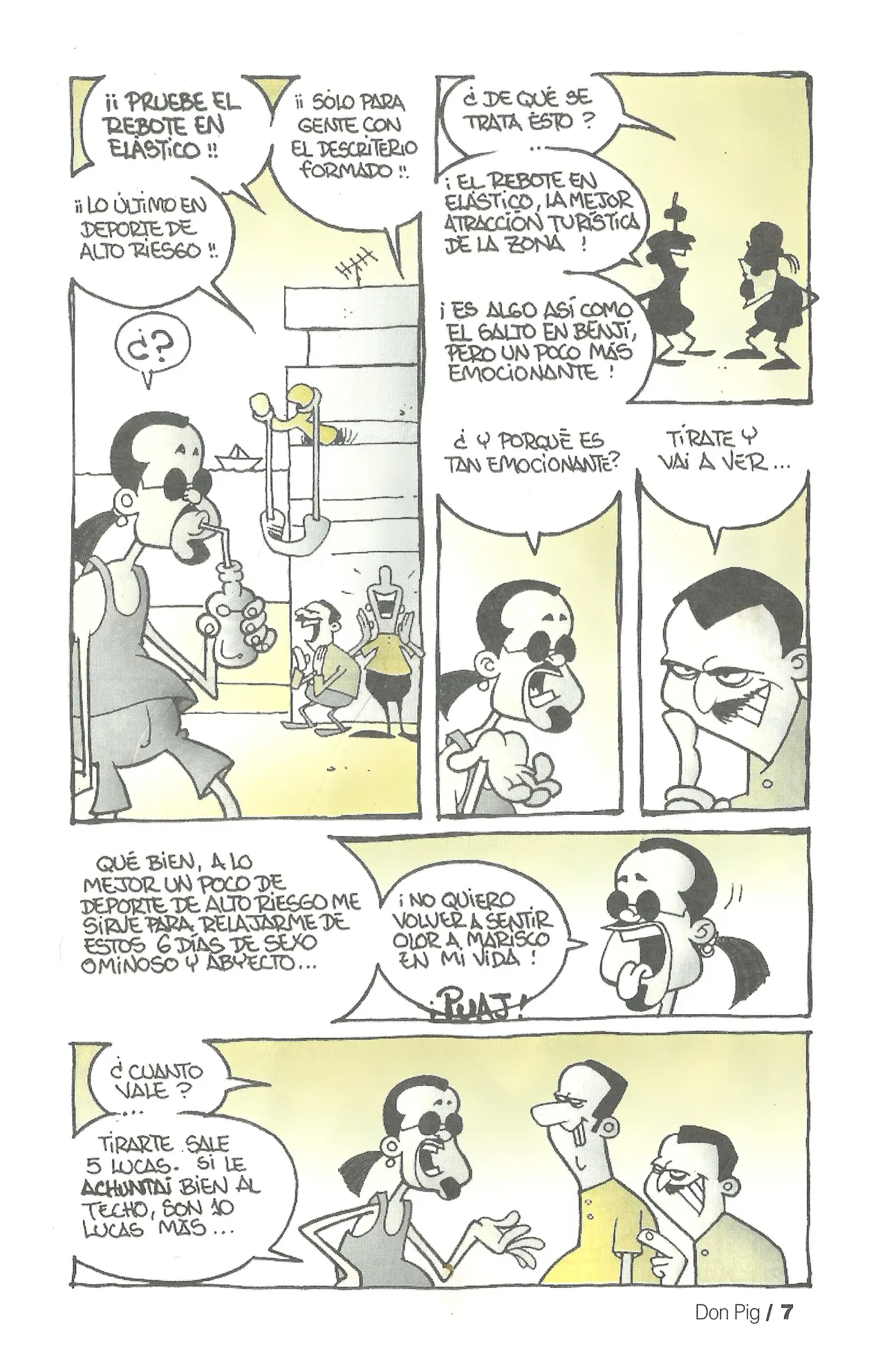 DON PIG COMIX  - 24 suplemento de la Revista 100% page 7 full