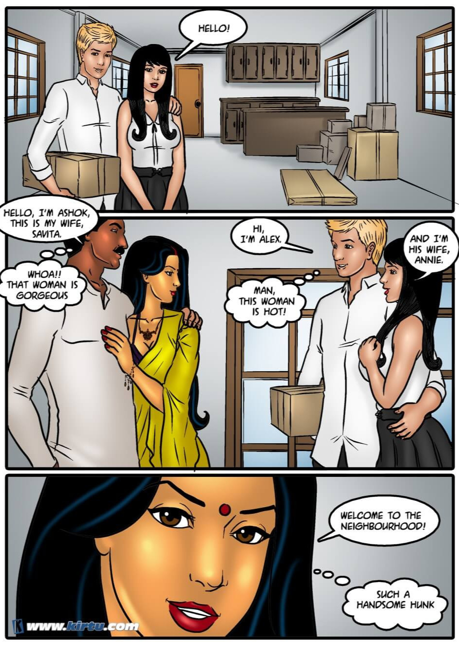 Savita Bhabhi Episode 44 Starring and Written by a Savita Bhabhi Fan page 3 full