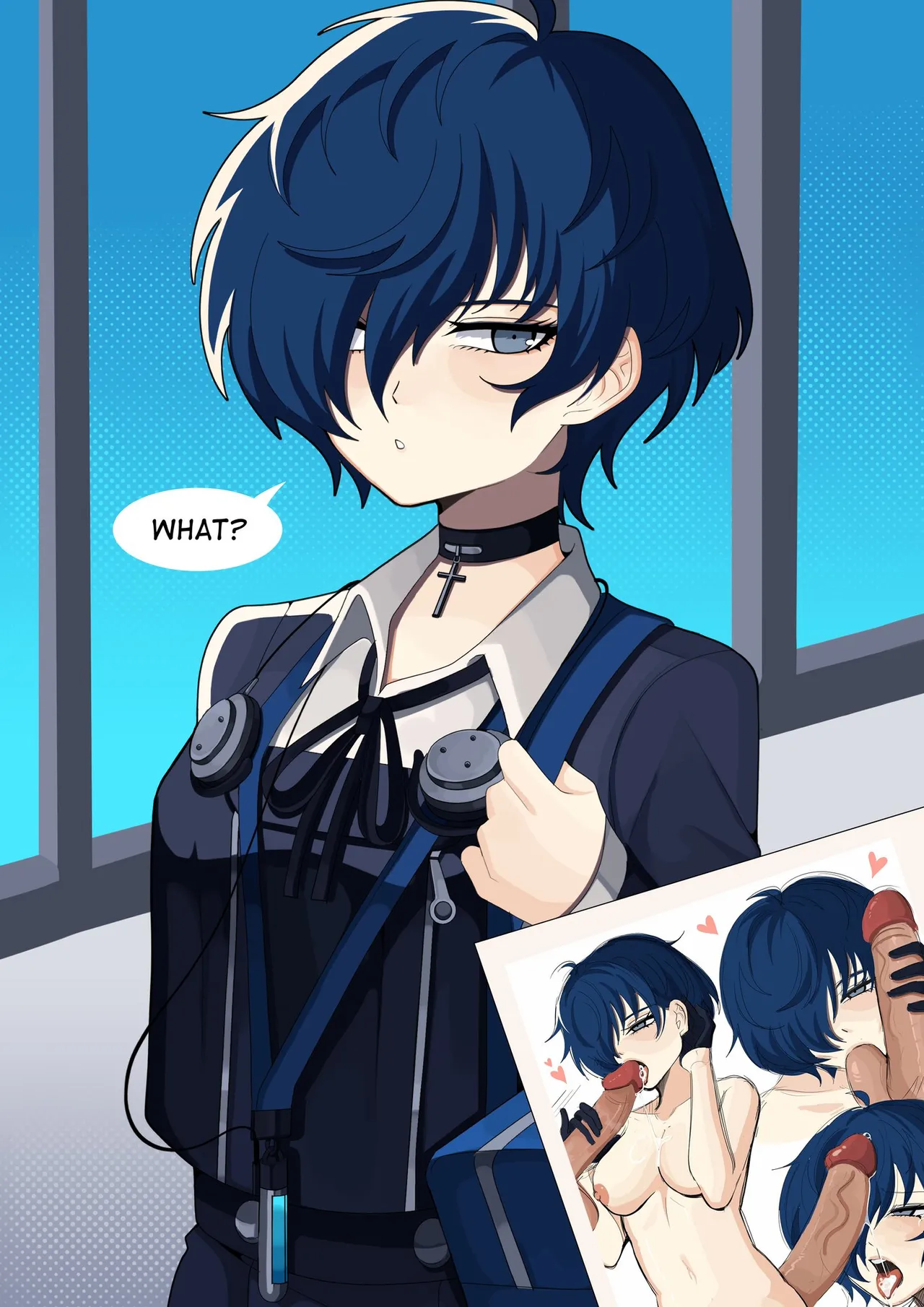 Persona 3 protagonist TS page 1 full