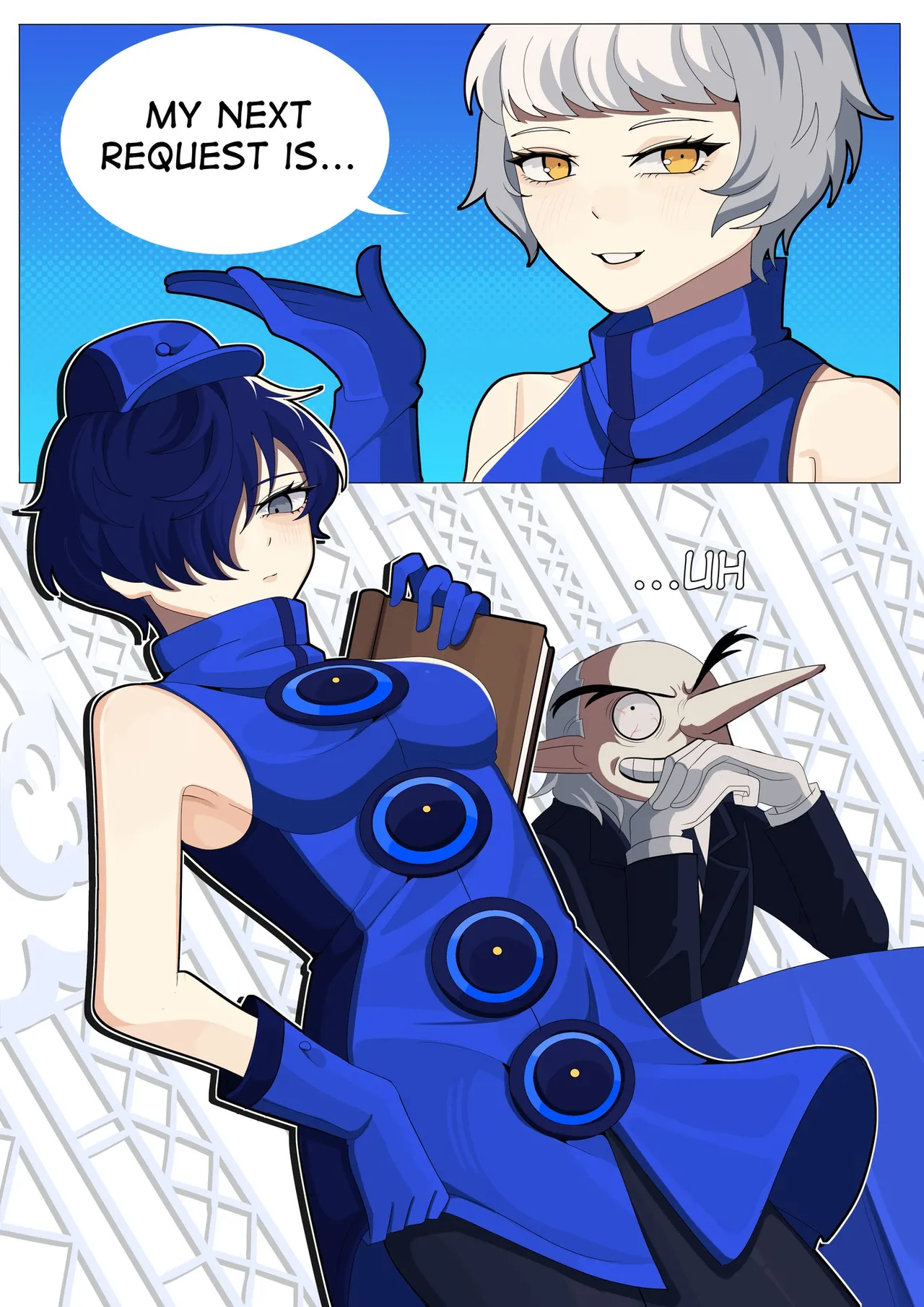 Persona 3 protagonist TS page 3 full